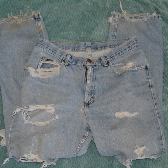 Lee | Absolutely Destroyed Ripped Baggy Jeans - Picture 7 of 8